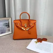 Hermès Orange Togo Leather Birkin Bag With Gold Hardware For Timeless Luxury And Style #A50032