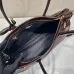 Prada Burgundy Leather Handbag With Signature Logo And Timeless Design #A50984