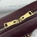 Prada 1BC145 Small Shoulder Bag - Burgundy Textured Leather Top Version with Adjustable Logo Straps #A59500