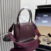 Prada 1BC145 Small Shoulder Bag - Burgundy Textured Leather Top Version with Adjustable Logo Straps #A59500