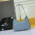 Prada AAA+ Hobo handbags Cowhide moon shaped bag #999931346