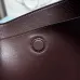 Prada BG335 2025 New Bucket Tote Bag - Burgundy Leather Large Version with Metal Logo #A59496