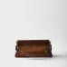 Prada Black Leather Shoulder Bag 1BC262 #A55688
