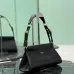 Prada Black Leather Shoulder Bag 1BC262 #A55688