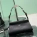 Prada Black Leather Shoulder Bag 1BC262 #A55688