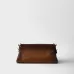 Prada Black Leather Shoulder Bag 1BC262 #A55688