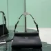 Prada Black Leather Shoulder Bag 1BC262 #A55688