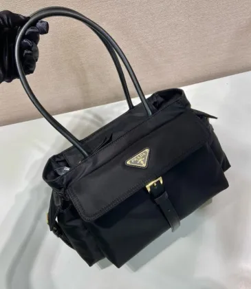 Prada Black Nylon Tote Bag 1BG596 #A55690
