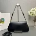 Prada Black Leather Triangle Logo Shoulder Bag: A Symbol of Modern Luxury and Style #A49968
