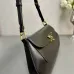 Prada Black Leather Triangle Logo Shoulder Bag: A Symbol of Modern Luxury and Style #A49968