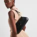 Prada Black Leather Triangle Logo Shoulder Bag: A Symbol of Modern Luxury and Style #A49968