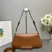 Prada Black Leather Triangle Logo Shoulder Bag: A Symbol of Modern Luxury and Style #A49968