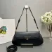 Prada Black Leather Triangle Logo Shoulder Bag: A Symbol of Modern Luxury and Style #A49968