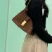 Prada Brown Suede Handbag 1BG580  #A55278