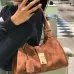 Prada Brown Suede Handbag 1BG580  #A55278