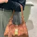 Prada Brown Suede Handbag 1BG580  #A55278