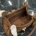 Prada Brown Suede Handbag 1BG580  #A55278