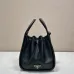 Prada Leather Bucket Bags: Tan and Black Styles for Effortless Sophistication in Daily Looks #A49964