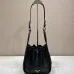 Prada Leather Bucket Bags: Tan and Black Styles for Effortless Sophistication in Daily Looks #A49964