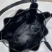Prada Leather Bucket Bags: Tan and Black Styles for Effortless Sophistication in Daily Looks #A49964