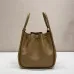 Prada Leather Bucket Bags: Tan and Black Styles for Effortless Sophistication in Daily Looks #A49964