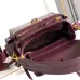 Prada Cahier Messenger Bag (2 Colors) – Burgundy/Black Leather with Gold-Tone Triangle Logo &amp; Buckle Hardware #A59179