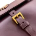Prada Cahier Messenger Bag (2 Colors) – Burgundy/Black Leather with Gold-Tone Triangle Logo &amp; Buckle Hardware #A59179