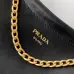 Prada Cleo Shoulder Bag (4 Colors) – Brown/Navy/Black/White Saffiano Leather with Gold-Tone Chain Strap #A59176