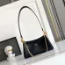 Prada Cleo Shoulder Bag (4 Colors) – Brown/Navy/Black/White Saffiano Leather with Gold-Tone Chain Strap #A59176