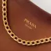 Prada Cleo Shoulder Bag (4 Colors) – Brown/Navy/Black/White Saffiano Leather with Gold-Tone Chain Strap #A59176