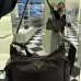 Prada Galleria Soft Shoulder Bag (2 Colors) – Burgundy/Black Leather with Gold-Tone Triangle Logo &amp; Convertible Strap #A59180