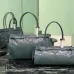 Prada Leather Handbag Collection In Rich Green With Signature Details #A51643
