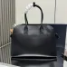Prada Leather Handbag Collection In Classic Black And Tan Tones #A51642