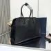 Prada Leather Handbag Collection In Classic Black And Tan Tones #A51642