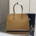 Prada Leather Handbag Collection In Classic Black And Tan Tones #A51642