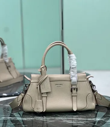 Prada Multi-Functional Leather Handbag (1BG604) - Travel-Inspired Design, Removable Strap, 35×22×11cm #A59986 Prada Multi-Functional Leather Handbag (1BG604) - Travel-Inspired Design, Removable Strap, 35×22×11cm #A59986