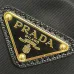 Prada Black Nylon Boston Bag With Gold - Tone Accents: A Fusion of Durability and Luxury #A49967