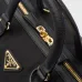 Prada Black Nylon Boston Bag With Gold - Tone Accents: A Fusion of Durability and Luxury #A49967