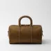 Prada Black Nylon Boston Bag With Gold - Tone Accents: A Fusion of Durability and Luxury #A49967
