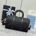 Prada Black Nylon Boston Bag With Gold - Tone Accents: A Fusion of Durability and Luxury #A49967