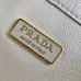 Prada Re-Edition Bucket Bag (4 Colors) – Red/Black/White/Brown Fabric with Gold-Tone Chain &amp; Triangle Logo #A59177