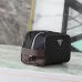 Prada Re-Nylon Pouch with Leather Trim 22x12.5x11cm #A63867