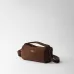Chic Prada Barrel Bags In Suede And Leather For Fashion - Forward Styling #A49961