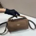 Chic Prada Barrel Bags In Suede And Leather For Fashion - Forward Styling #A49961