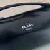Chic Prada Barrel Bags In Suede And Leather For Fashion - Forward Styling #A49961
