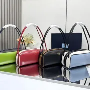 Prada Leather Handbag Collection In Vibrant Colors With Signature Design #A51214 Prada Leather Handbag Collection In Vibrant Colors With Signature Design #A51214
