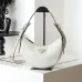 Prada Crescent - Shaped Leather Shoulder Bags in Diverse Color Options size:22×18×6cm #A53924