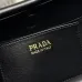 Prada 1BC261 2025 Autumn/Winter Retro Shoulder Bag - Black &amp; White Top Version with Chain Detail #A59499