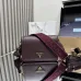 Prada 1BD314 Versatile Leather Crossbody Bag - Burgundy Top Version with Adjustable Logo Straps #A59497