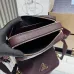 Prada BH082 Versatile Leather Tote Bag - Burgundy Top Version with Adjustable Logo Straps #A59495